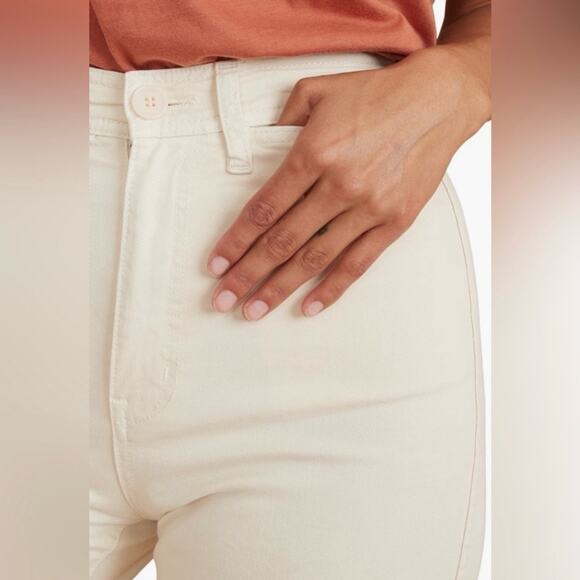 Marine Layer Cream Wide Leg Pants - Picture 6 of 14